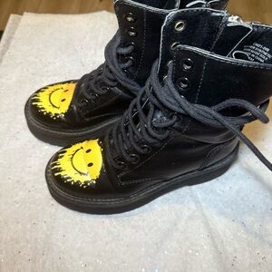 Current Mood New Attitude Combat Boots size 6 women’s